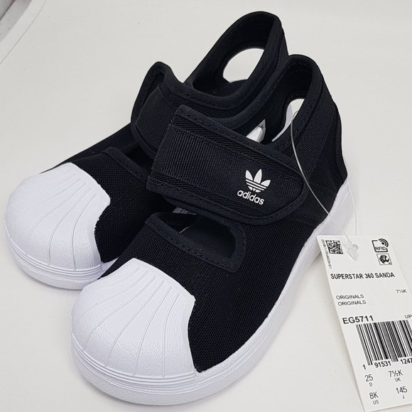 adidas Other - Adidas Superstar 360 Sandal Sneakers (Black/White) Size 1.5